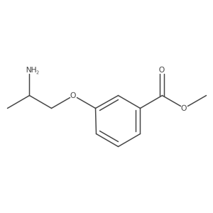 Methyl 3-(2-aminopropoxy)benzoate Structure
