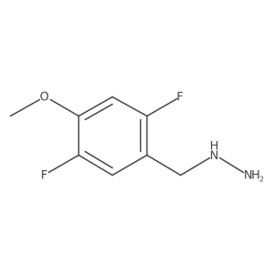 (2,5-Difluoro-4-methoxybenzyl)hydrazine Structure