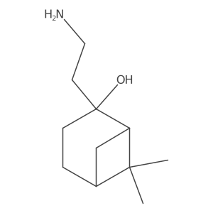 2-(2-Aminoethyl)-6,6-dimethylbicyclo[3.1.1]heptan-2-ol Structure