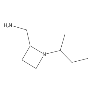 [1-(Butan-2-yl)azetidin-2-yl]methanamine Structure
