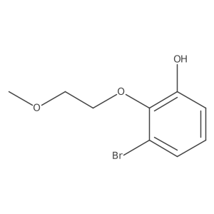 3-Bromo-2-(2-methoxyethoxy)phenol Structure