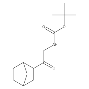 tert-butyl N-(2-{bicyclo[2.2.1]heptan-2-yl}-2-oxoethyl)carbamate Structure
