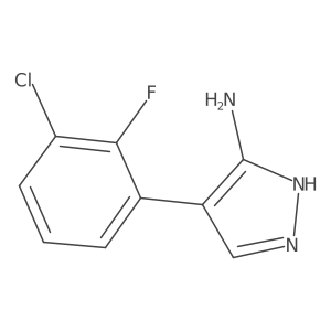 4-(3-chloro-2-fluorophenyl)-1H-pyrazol-5-amine Structure