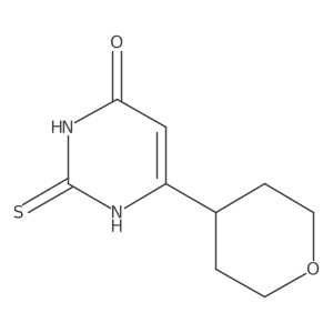 6-(tetrahydro-2H-pyran-4-yl)-2-thioxo-2,3-dihydropyrimidin-4(1H)-one Structure