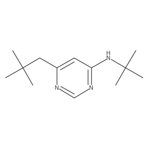 N-tert-butyl-6-(2,2-dimethylpropyl)pyrimidin-4-amine Structure