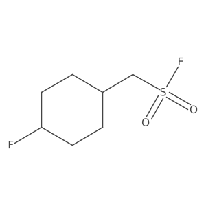 (4-Fluorocyclohexyl)methanesulfonyl fluoride Structure