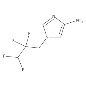 1-(2,2,3,3-tetrafluoropropyl)-1H-imidazol-4-amine结构式