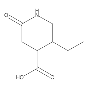 5-Ethyl-2-oxopiperidine-4-carboxylic acid结构式