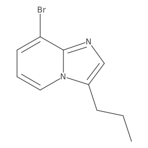 8-Bromo-3-propylimidazo[1,2-a]pyridine结构式