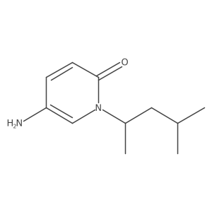 5-Amino-1-(4-methylpentan-2-yl)-1,2-dihydropyridin-2-one Structure