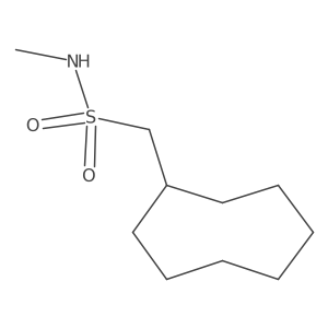 1-cyclooctyl-N-methylmethanesulfonamide结构式