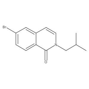 6-Bromo-2-isobutylisoquinolin-1(2H)-one Structure