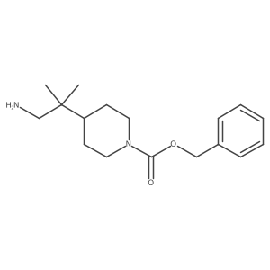 Benzyl 4-(1-amino-2-methylpropan-2-yl)piperidine-1-carboxylate Structure