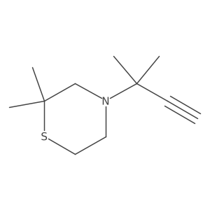 2,2-Dimethyl-4-(2-methylbut-3-yn-2-yl)thiomorpholine Structure