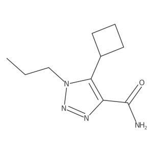 5-cyclobutyl-1-propyl-1H-1,2,3-triazole-4-carboxamide Structure