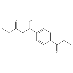 methyl 4-[(1S)-1-hydroxy-3-methoxy-3-oxopropyl]benzoate结构式