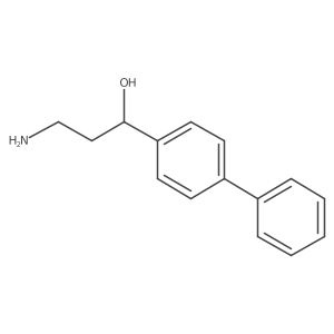 (1R)-3-amino-1-(4-phenylphenyl)propan-1-ol Structure
