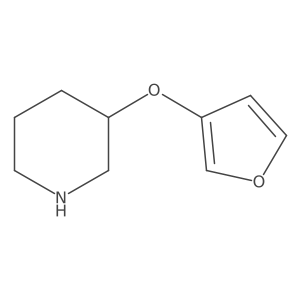 3-(Furan-3-yloxy)piperidine Structure