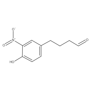 4-(4-Hydroxy-3-nitrophenyl)butanal Structure