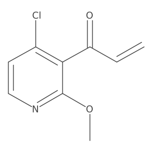 1-(4-Chloro-2-methoxypyridin-3-yl)prop-2-en-1-one Structure