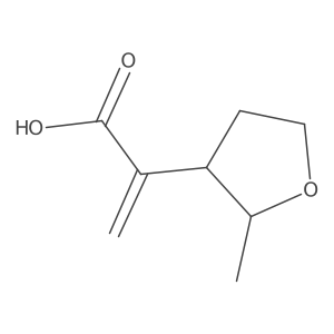 2-(2-Methyloxolan-3-yl)prop-2-enoic acid结构式