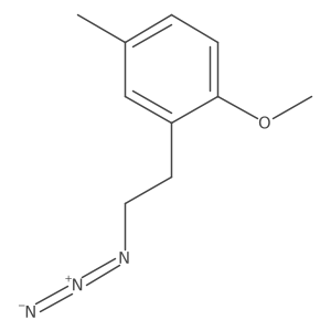 2-(2-Azidoethyl)-1-methoxy-4-methylbenzene结构式