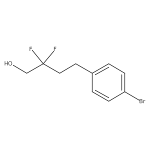 4-(4-Bromophenyl)-2,2-difluorobutan-1-ol Structure