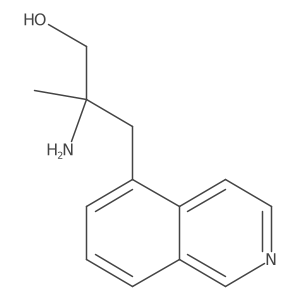 2-Amino-3-(isoquinolin-5-yl)-2-methylpropan-1-ol Structure