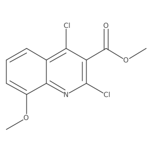 Methyl 2,4-dichloro-8-methoxyquinoline-3-carboxylate Structure