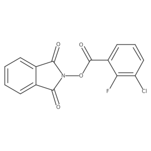 1,3-dioxo-2,3-dihydro-1H-isoindol-2-yl 3-chloro-2-fluorobenzoate结构式