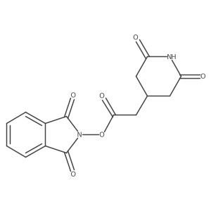 1,3-dioxo-2,3-dihydro-1H-isoindol-2-yl 2-(2,6-dioxopiperidin-4-yl)acetate Structure