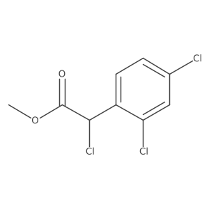 Methyl 2-chloro-2-(2,4-dichlorophenyl)acetate Structure