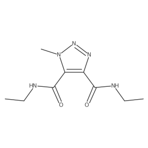 N,N'-Diethyl-1-methyl-1H-1,2,3-triazole-4,5-dicarboxamide Structure