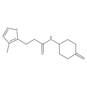 N-(4-methylenecyclohexyl)-3-(3-methyl-2-thienyl)propanamide Structure