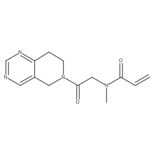 N-[2-(7,8-Dihydro-5H-pyrido[4,3-d]pyrimidin-6-yl)-2-oxoethyl]-N-methylprop-2-enamide Structure