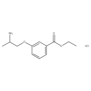 Ethyl 3-(2-aminopropoxy)benzoate hydrochloride Structure