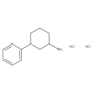1-Pyridin-2-ylpiperidin-3-amine;dihydrochloride Structure
