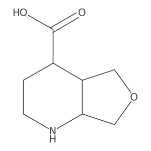 (4As,7aS)-1,2,3,4,4a,5,7,7a-octahydrofuro[3,4-b]pyridine-4-carboxylic acid结构式