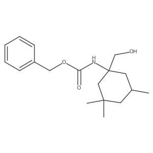 benzyl N-[1-(hydroxymethyl)-3,3,5-trimethylcyclohexyl]carbamate Structure