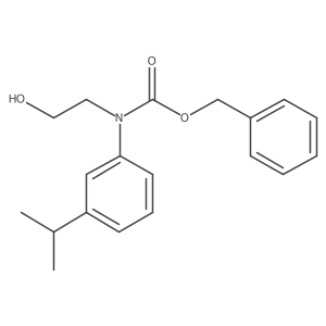 benzyl N-(2-hydroxyethyl)-N-[3-(propan-2-yl)phenyl]carbamate Structure