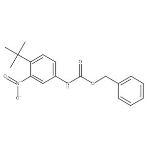 benzyl N-(4-tert-butyl-3-nitrophenyl)carbamate Structure