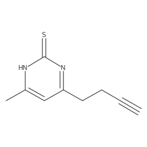 4-(But-3-yn-1-yl)-6-methylpyrimidine-2-thiol Structure