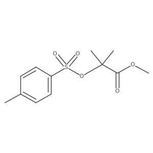 Methyl 2-methyl-2-[(4-methylbenzenesulfonyl)oxy]propanoate结构式