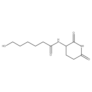 N-(2,6-dioxo-3-piperidyl)-6-hydroxy-hexanamide Structure