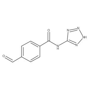 4-formyl-N-(2H-tetrazol-5-yl)benzamide Structure