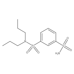 N1,N1-dipropyl-1,3-benzenedisulfonamide结构式