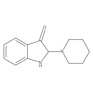 1,2-Dihydro-2-(1-piperidinyl)-3H-indol-3-one Structure