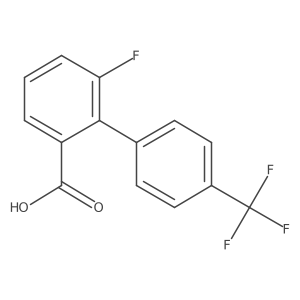 6-Fluoro-4'-(trifluoromethyl)biphenyl-2-carboxylic acid Structure