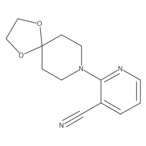 8-(3-Cyano-2-pyridyl)-1,4-dioxa-8-azaspiro[4,5]decane结构式