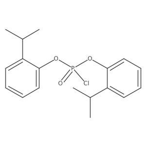 1-[Chloro-(2-propan-2-ylphenoxy)phosphoryl]oxy-2-propan-2-ylbenzene结构式